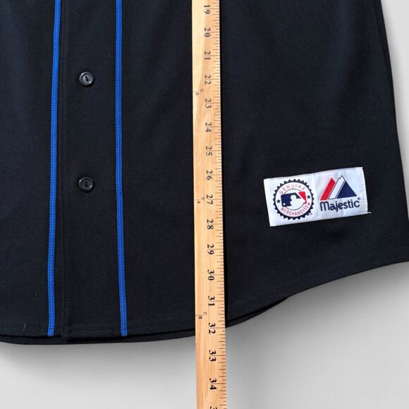 Vintage Carlos Delgado New York Mets #21 Stitched Black MLB Jersey Size XL - Picture 8 of 9